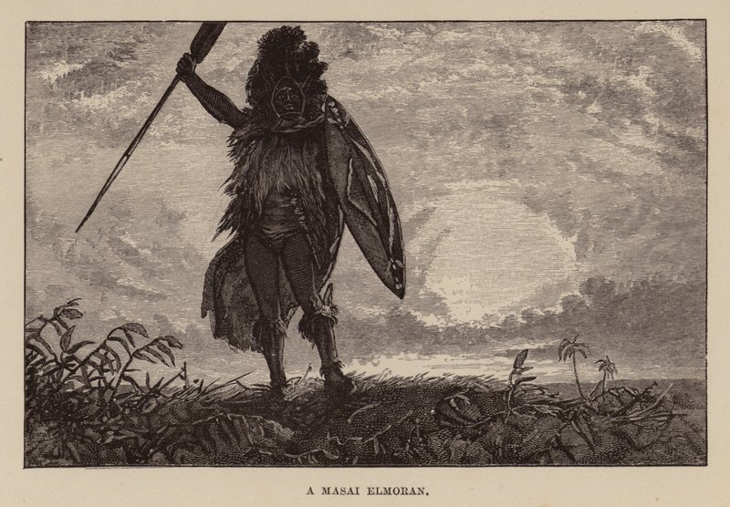 Ilustração para Allan Quatermain por H Rider Haggard (gravura) de Charles Henry Malcolm Kerr