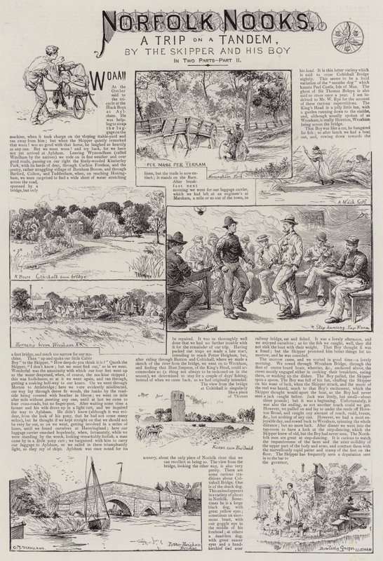 Norfolk Nooks (gravura) de Charles J. (after) Staniland