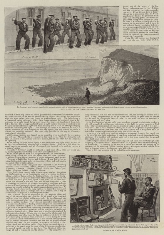 Nossa Guarda Costeira (litho) de Charles J. (after) Staniland