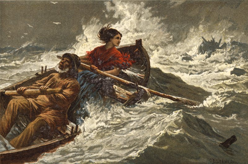 Grace Darling (cromolitho) de Charles J. Staniland