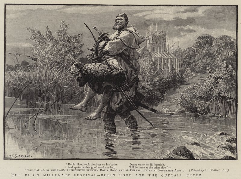 O Festival Milenar de Ripon, Robin Hood e a Fritadeira Curtall de Charles J. Staniland