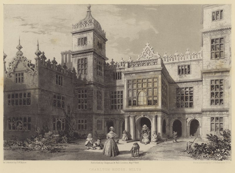 Casa de Charlton, Wilts de Charles James Richardson