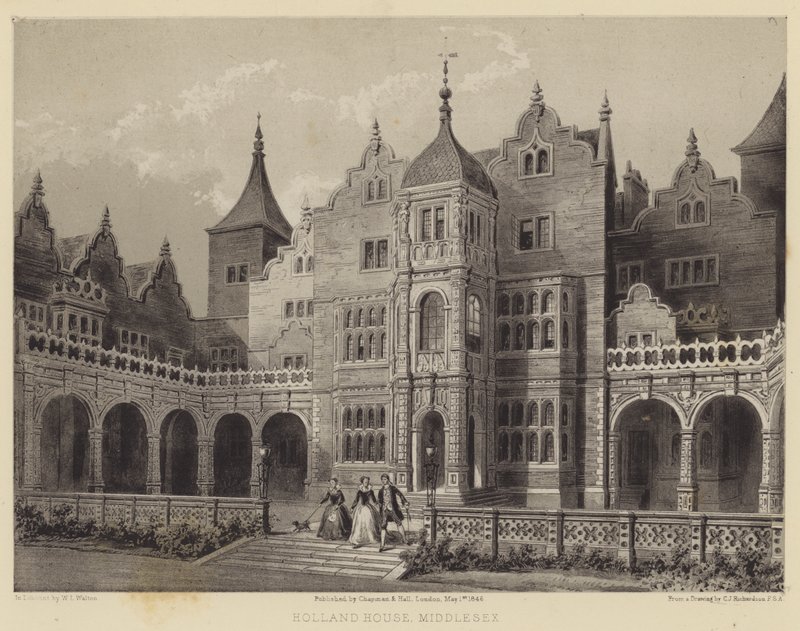 Holland House, Middlesex de Charles James Richardson