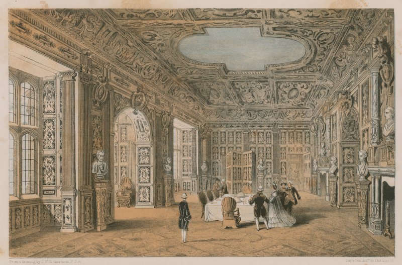 O Quarto Dourado, Holland House de Charles James Richardson