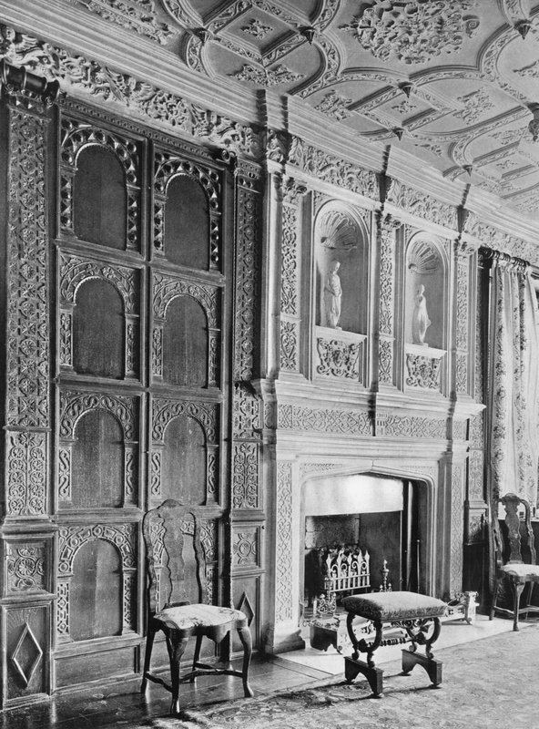 Uma parte da sala de desenho de Charles Latham