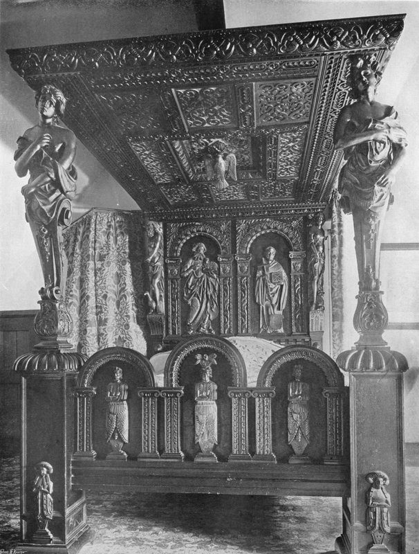 Bedstead Anteriormente em Great Tangley, Surrey de Charles Latham