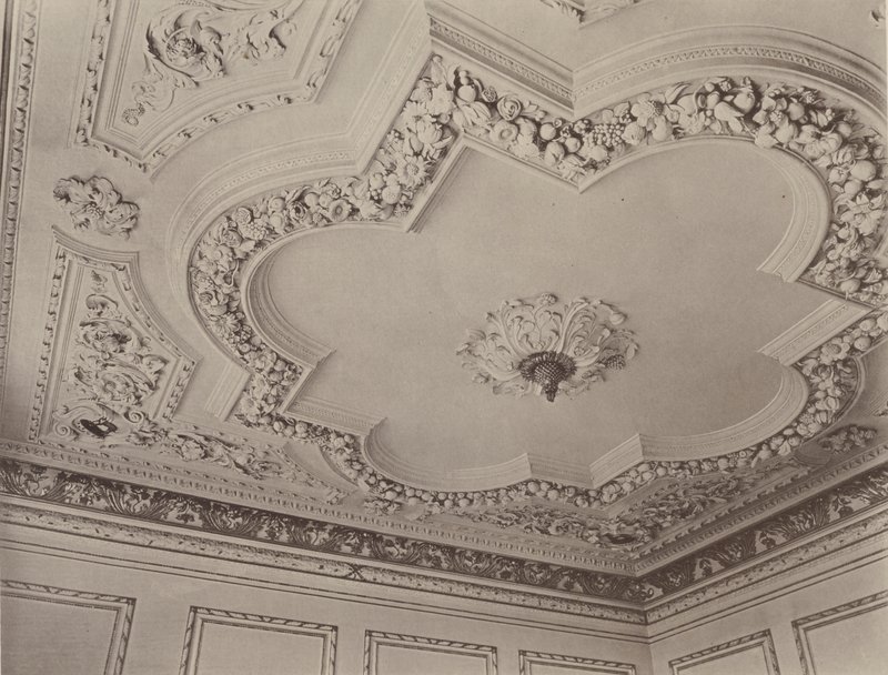 Belton House, Grantham, teto da escadaria de Charles Latham