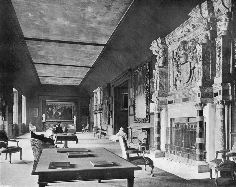 Cobham Hall: A Longa Galeria de Charles Latham