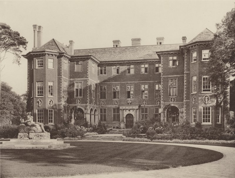 Ham House, Petersham, a frente de entrada de Charles Latham