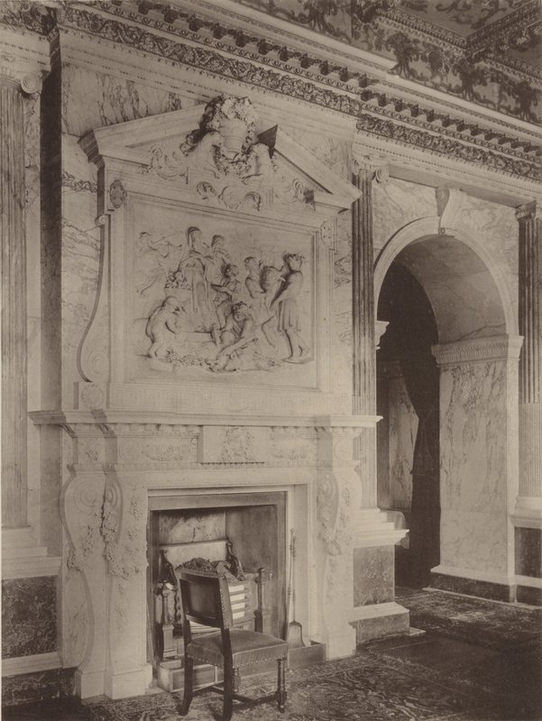 Houghton, Norfolk, peça de chaminé de sala de jantar de Charles Latham