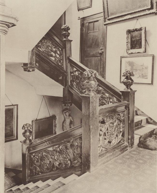 Casa, em, rua alta, guildford, a, escadaria de Charles Latham