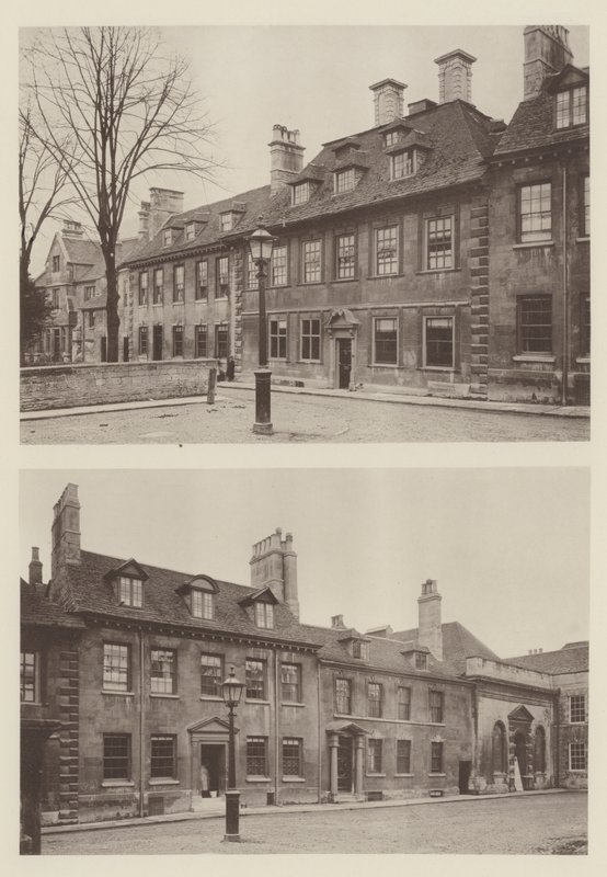 Casas perto de St Georges Church, Stamford de Charles Latham