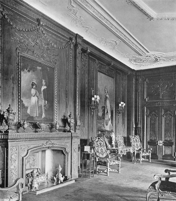 Knowsley Hall: A Sala de Desenho do Carvalho de Charles Latham