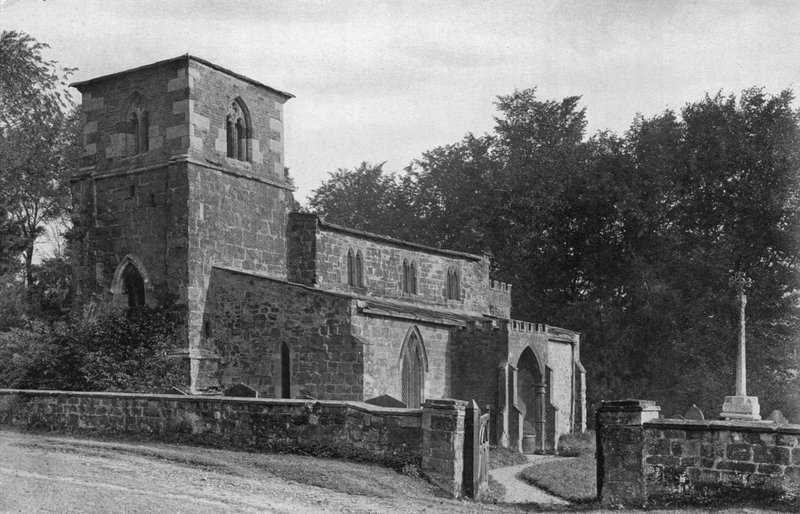 Igreja velha de Ragdale de Charles Latham