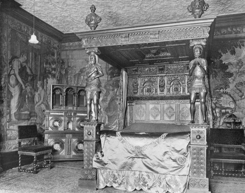 Quarto da Rainha Elizabeth (foto a p/b) de Charles Latham