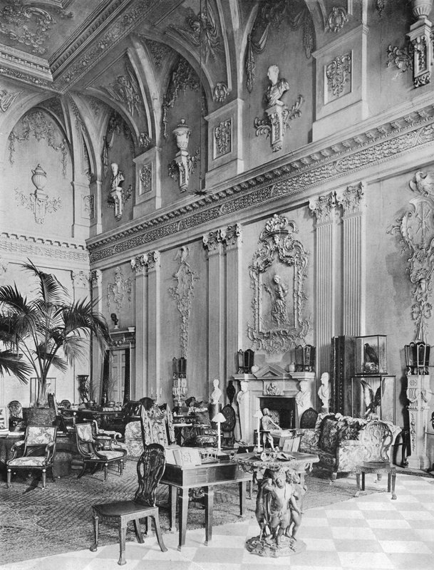Ragley Hall: O Grande Salão, Lado Norte de Charles Latham