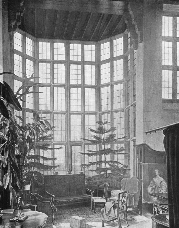 Stanway: a grande janela no corredor de Charles Latham