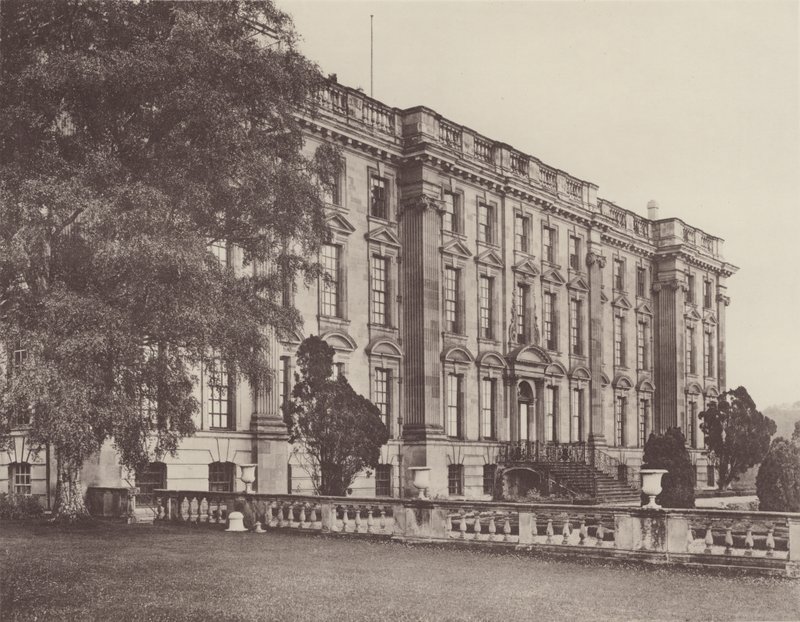 Abadia de Stoneleigh, Kenilworth, Frente Sudoeste de Charles Latham