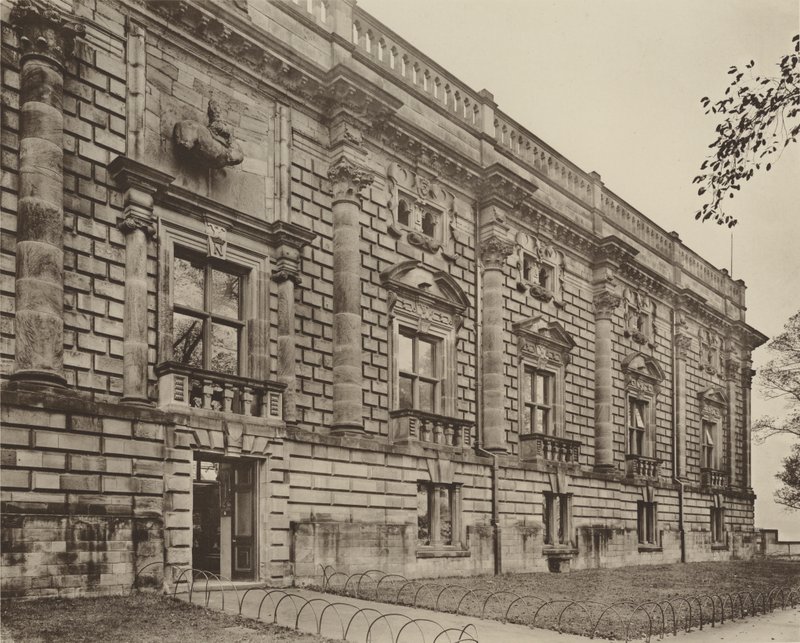 O Castelo, Nottingham, a Frente Oriental de Charles Latham