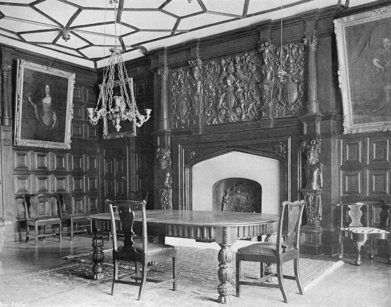 A sala de jantar, data 1564 de Charles Latham