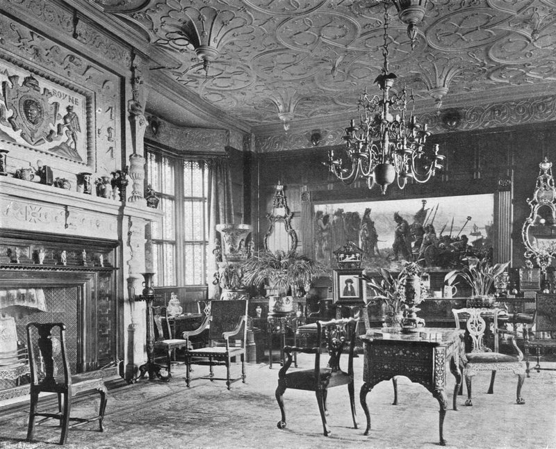 A sala de desenho, janela do leste de Charles Latham