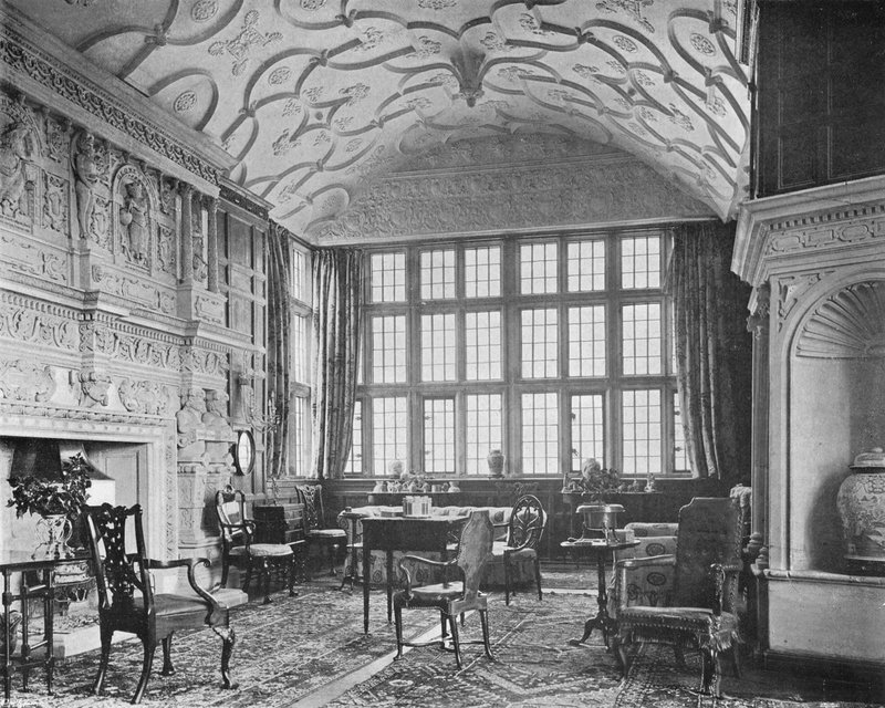 A sala de desenho, olhando para o oeste de Charles Latham