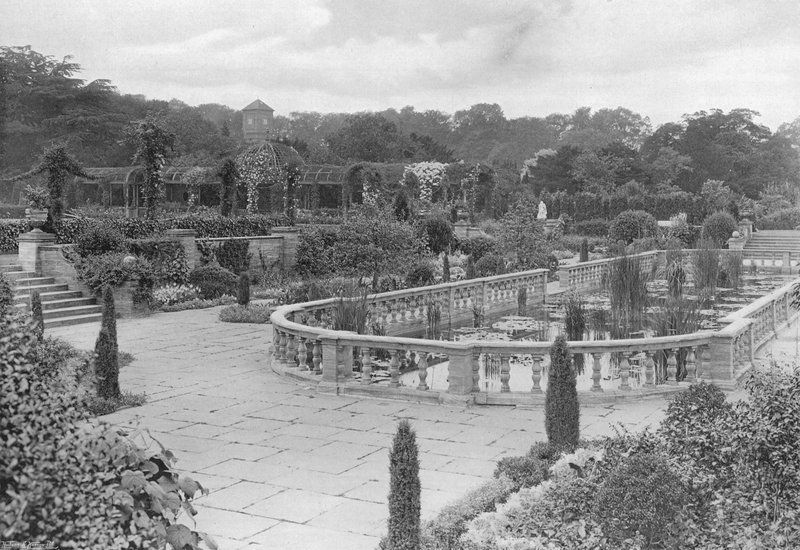 Os jardins de fond de Charles Latham