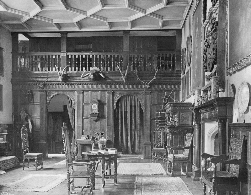 O salão da galeria de Charles Latham