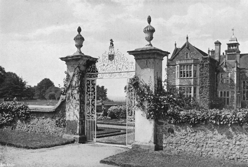 O portão do jardim de Charles Latham