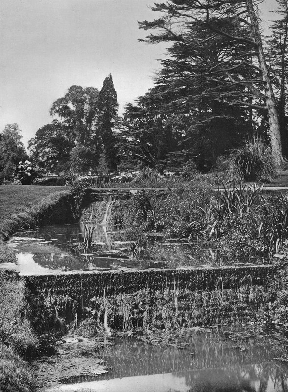 As cachoeiras do jardim de Charles Latham
