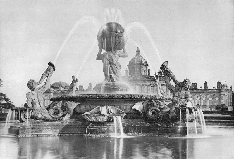 A Fonte dos Giants (foto a p/b) de Charles Latham