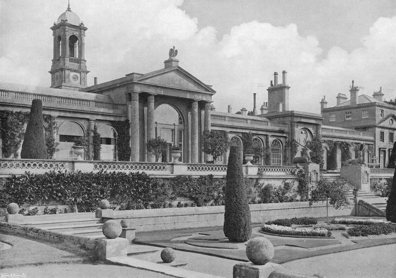O terraço de laranjal de Charles Latham