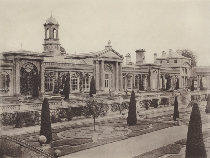 O laranjal em Bowood, Wilts de Charles Latham