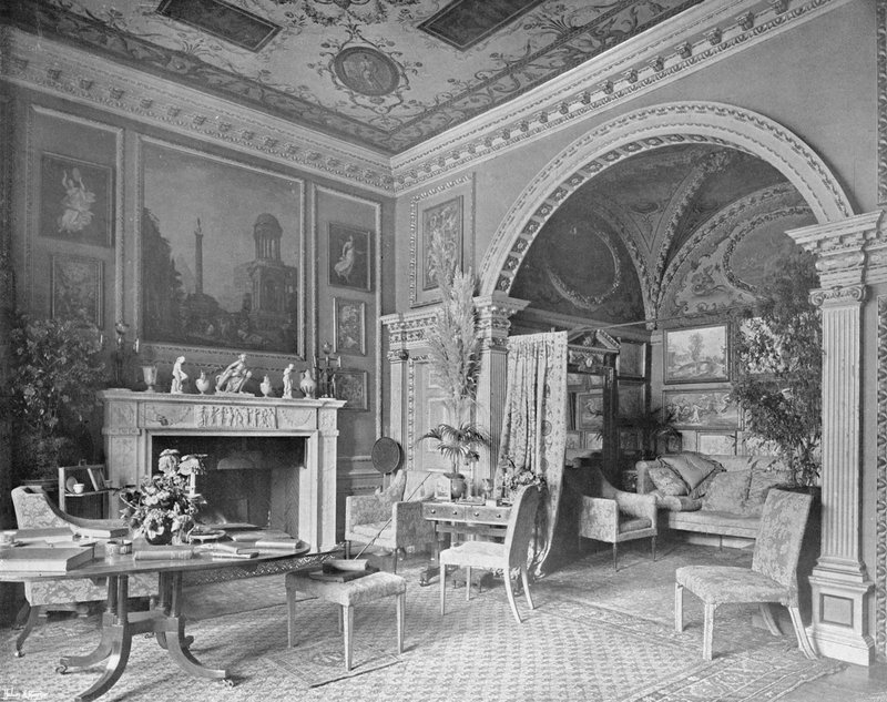 O quarto pintado ou italiano de Charles Latham