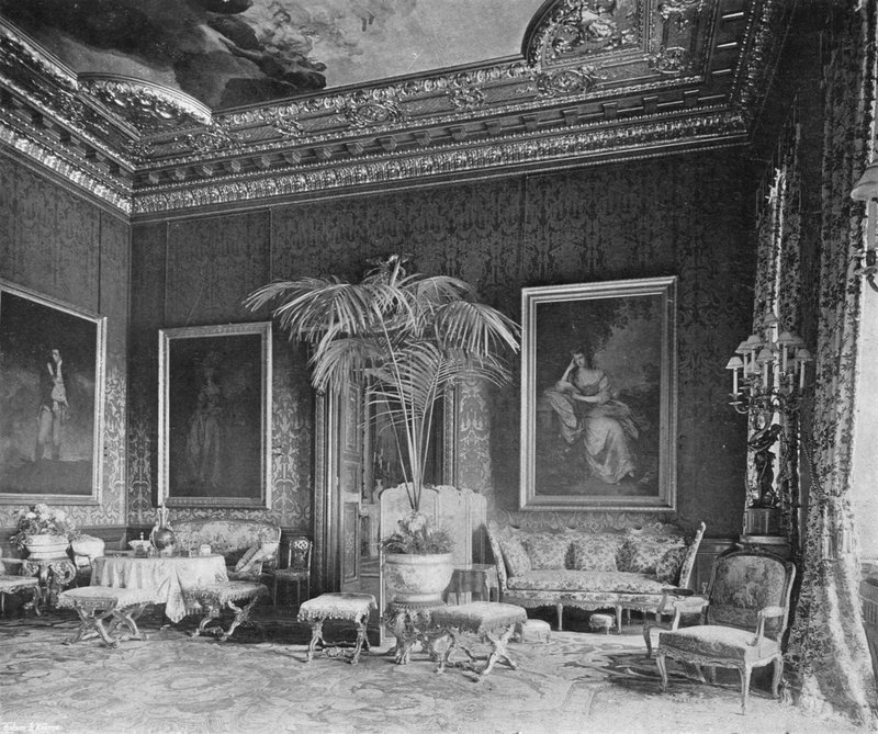 A sala de desenho vermelha de Charles Latham