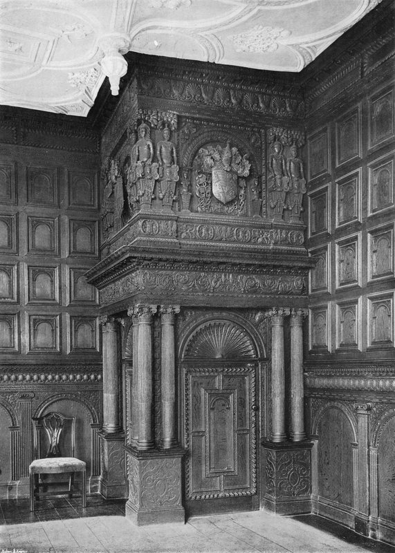 A Loja Vermelha. Varanda Interna na Sala de Desenho (foto a p/b) de Charles Latham