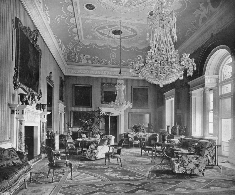 O Saloon (foto a p/b) de Charles Latham