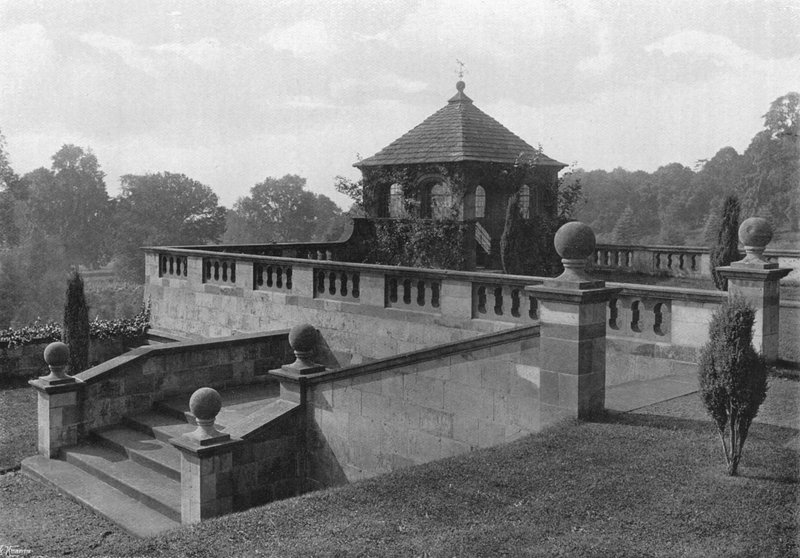 O jardim-casa do sudoeste em Batsford de Charles Latham