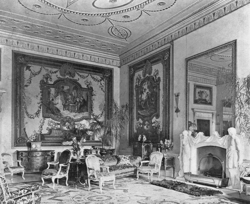 A sala de desenho de tapeçaria de Charles Latham