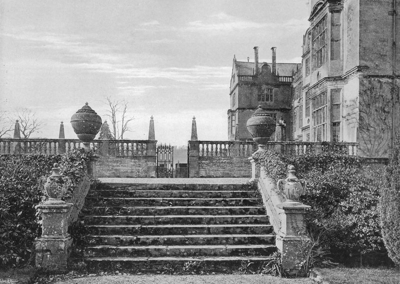 A Escadaria do Terraço do Jardim Privado Afundado de Charles Latham