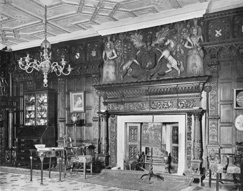 O lado oeste da sala de desenho de Charles Latham