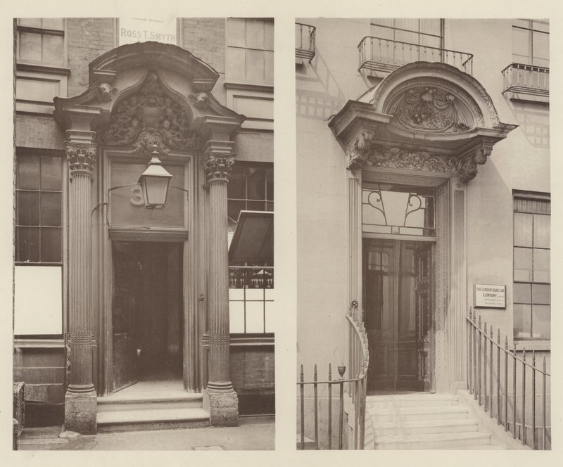 Duas portas de Londres, Mark Lane, East Central, Grosvenor Road, Sudoeste de Charles Latham