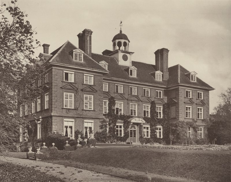Tyttenhanger, Herts, a Frente Sul de Charles Latham