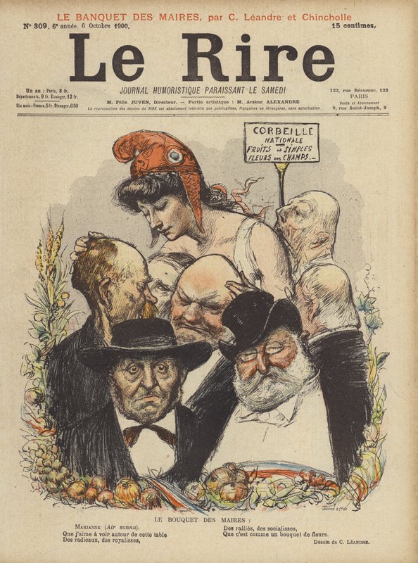 Ilustração para o riso de Charles Leandre