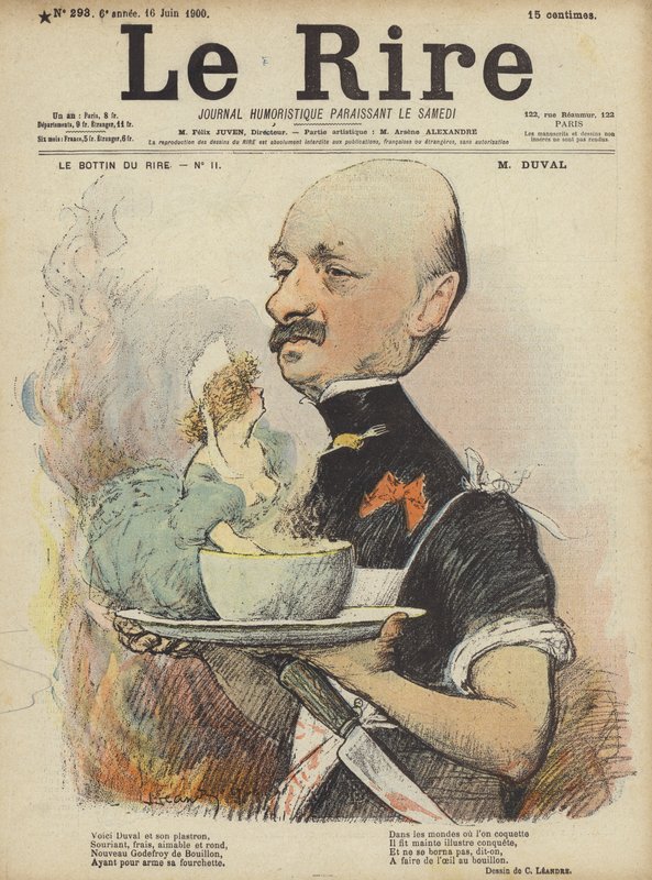 Ilustração para o riso de Charles Leandre