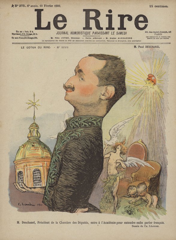 Ilustração para o riso de Charles Leandre