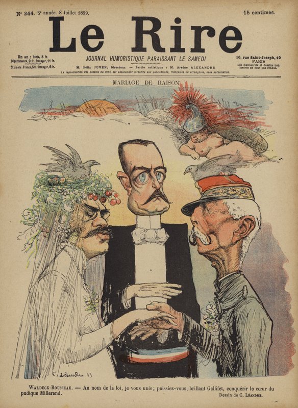 Ilustração para o riso de Charles Leandre