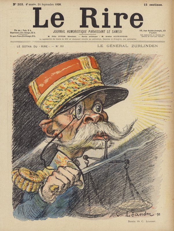 Ilustração para o riso de Charles Leandre