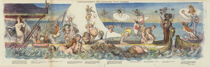 Ilustração para o riso de Charles Leandre