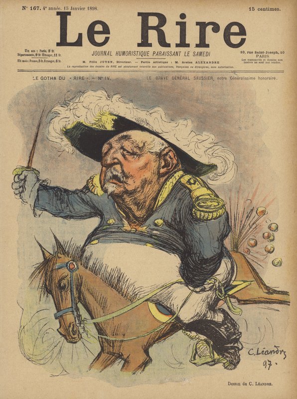 Ilustração para o riso de Charles Leandre